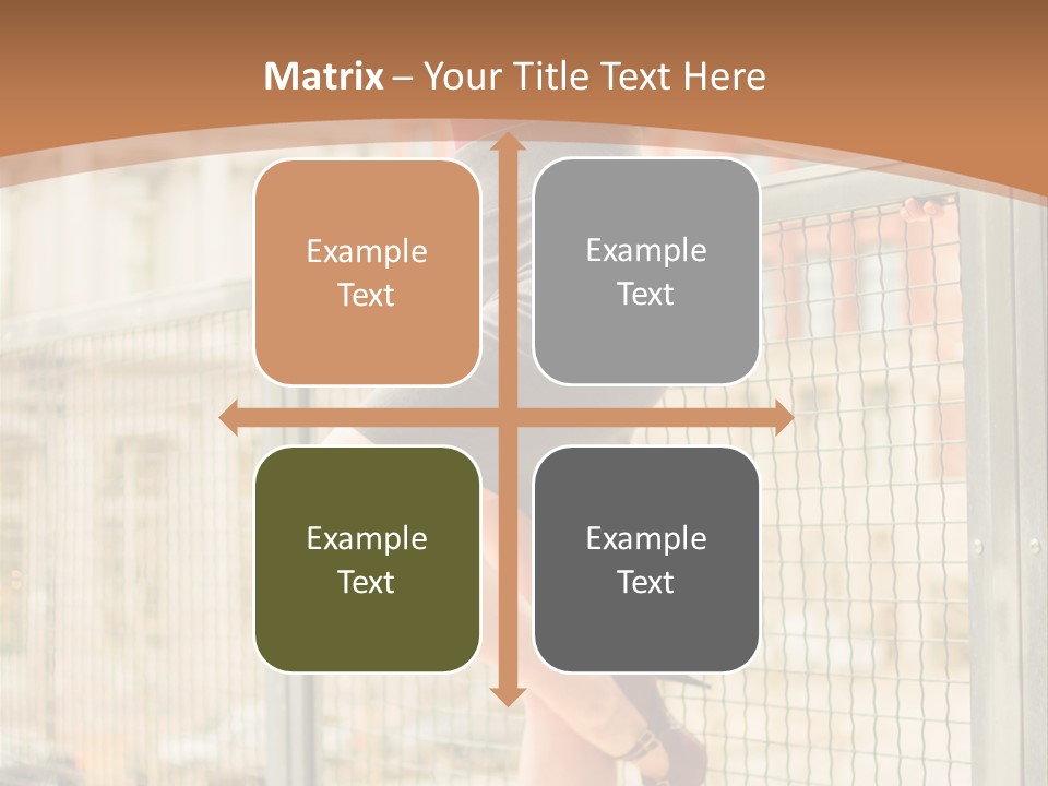 Urban Attractive Skirt PowerPoint Template