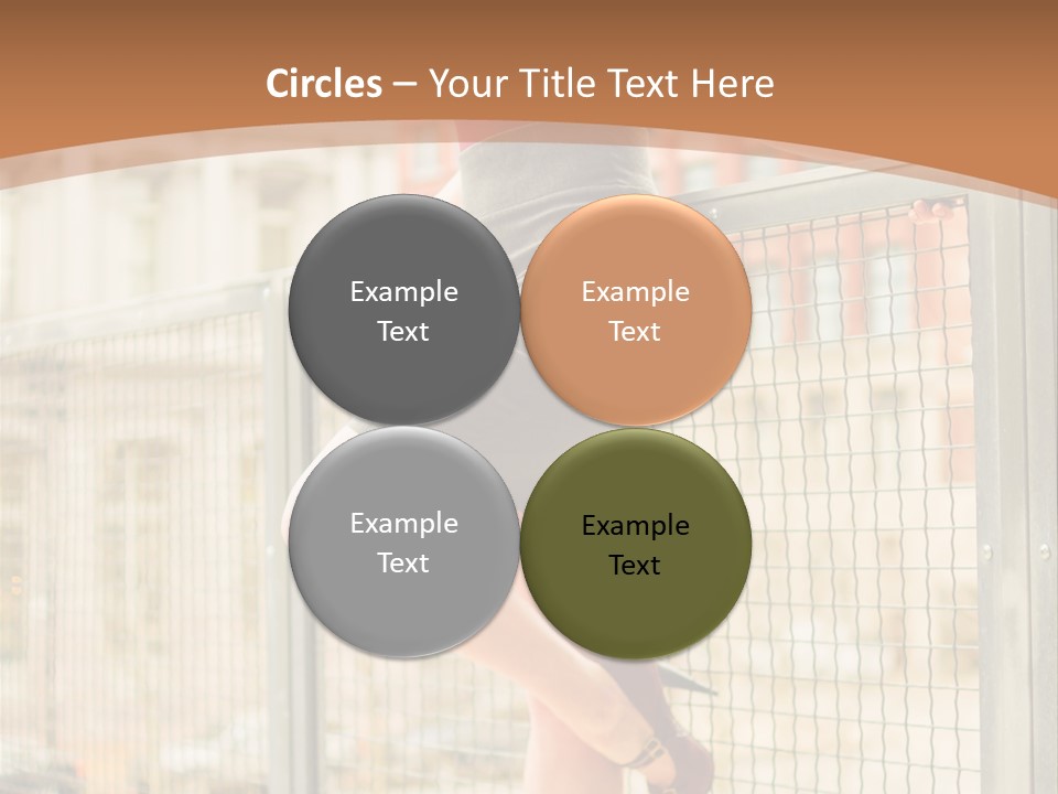 Urban Attractive Skirt PowerPoint Template