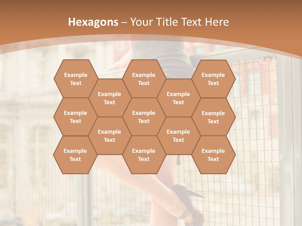 Urban Attractive Skirt PowerPoint Template