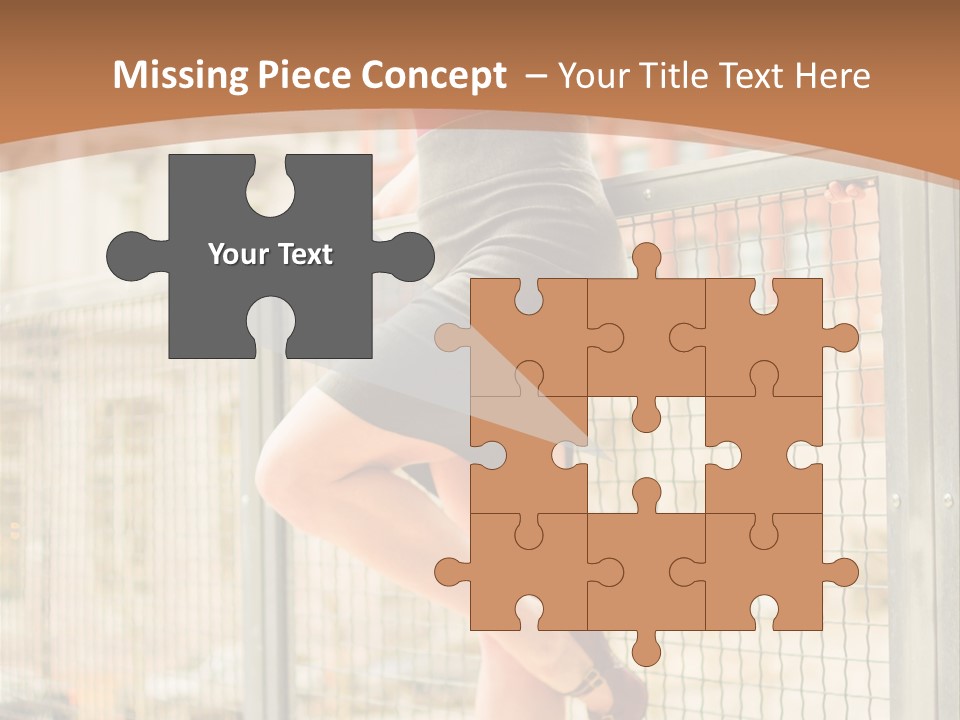 Urban Attractive Skirt PowerPoint Template