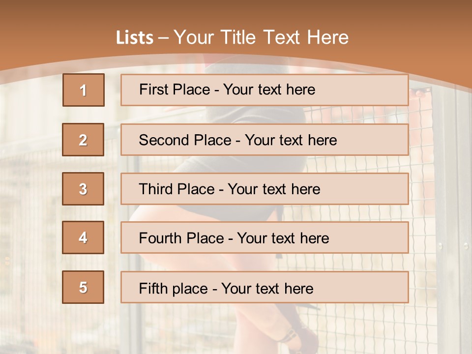 Urban Attractive Skirt PowerPoint Template