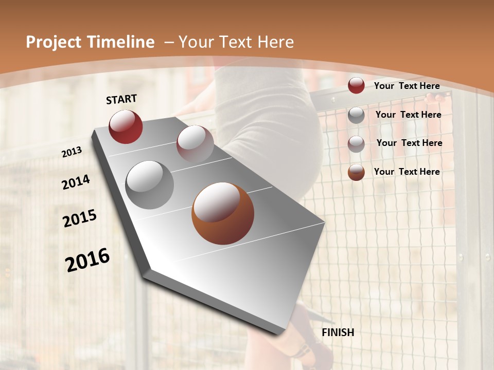 Urban Attractive Skirt PowerPoint Template