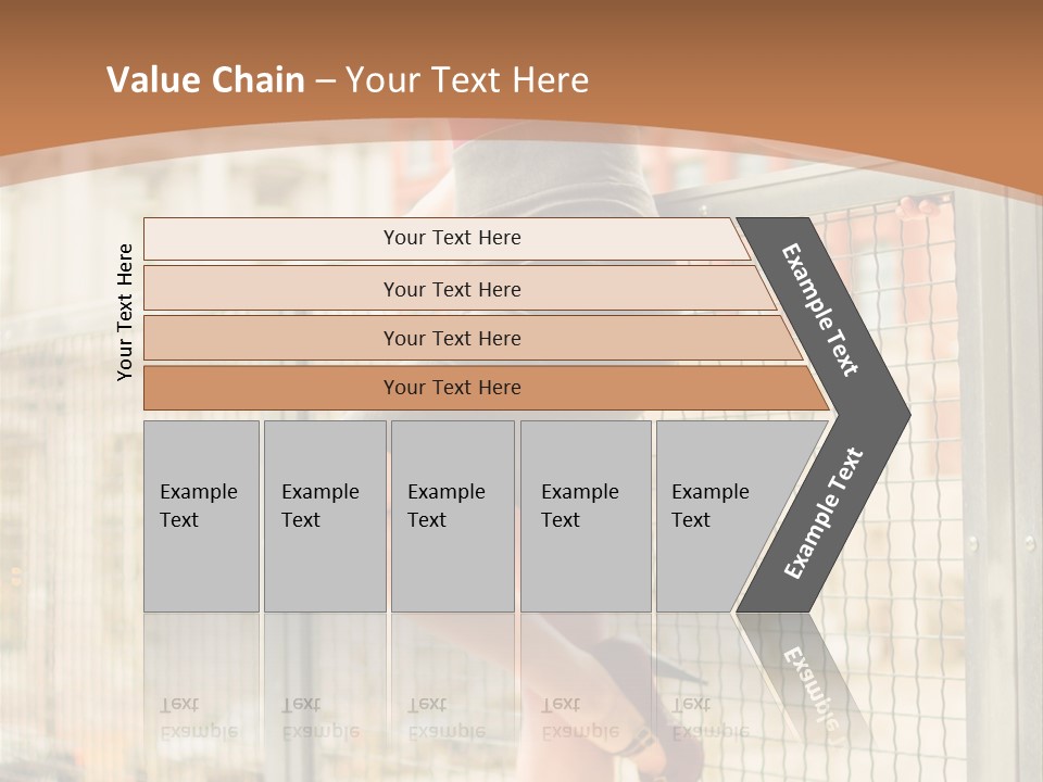 Urban Attractive Skirt PowerPoint Template