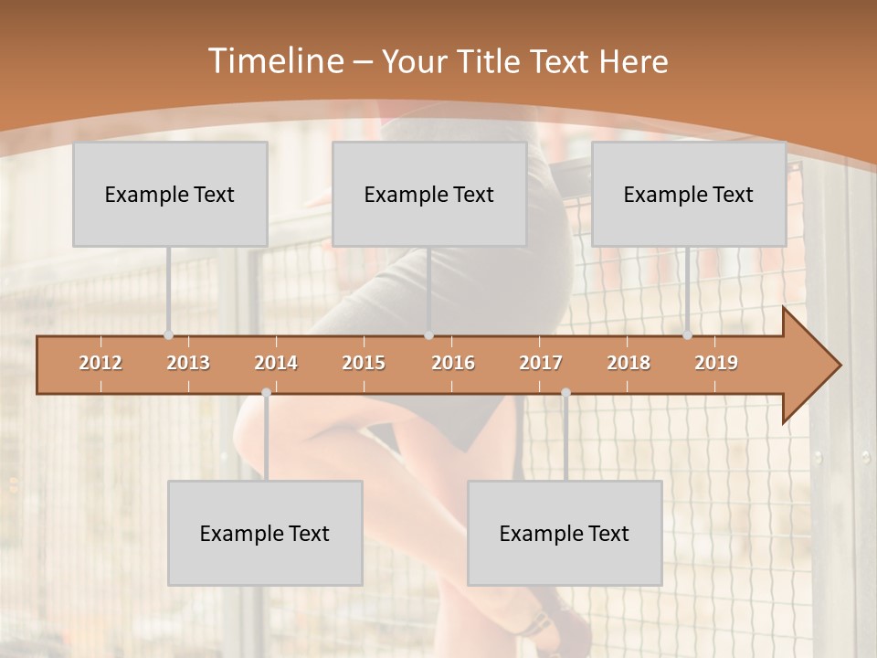 Urban Attractive Skirt PowerPoint Template