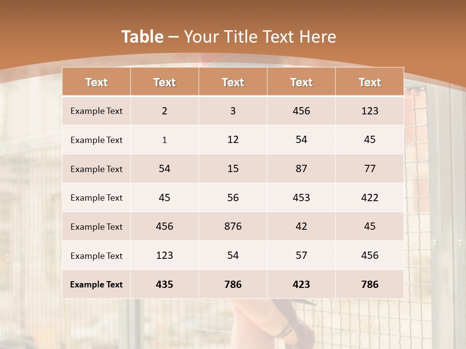 Urban Attractive Skirt PowerPoint Template
