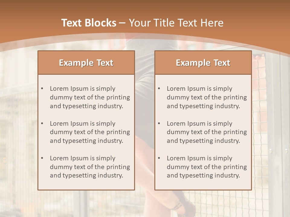 Urban Attractive Skirt PowerPoint Template