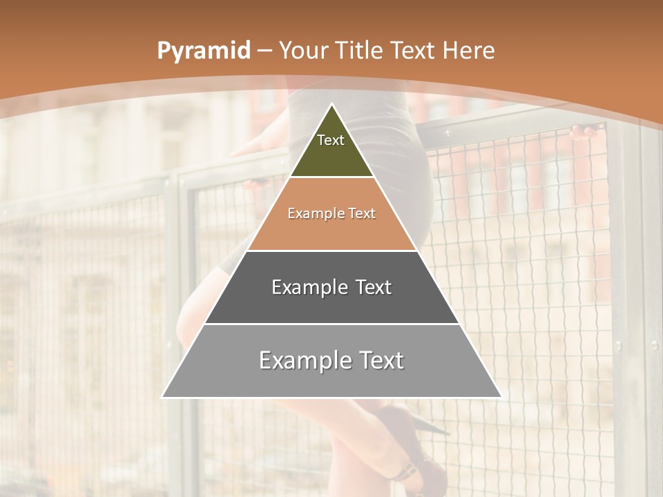 Urban Attractive Skirt PowerPoint Template