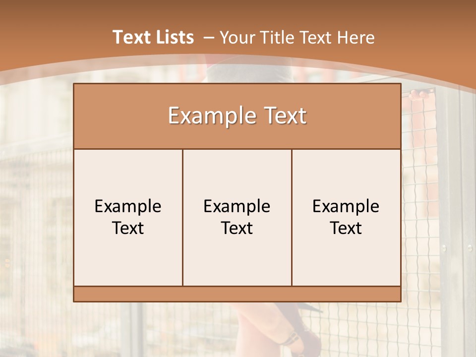 Urban Attractive Skirt PowerPoint Template