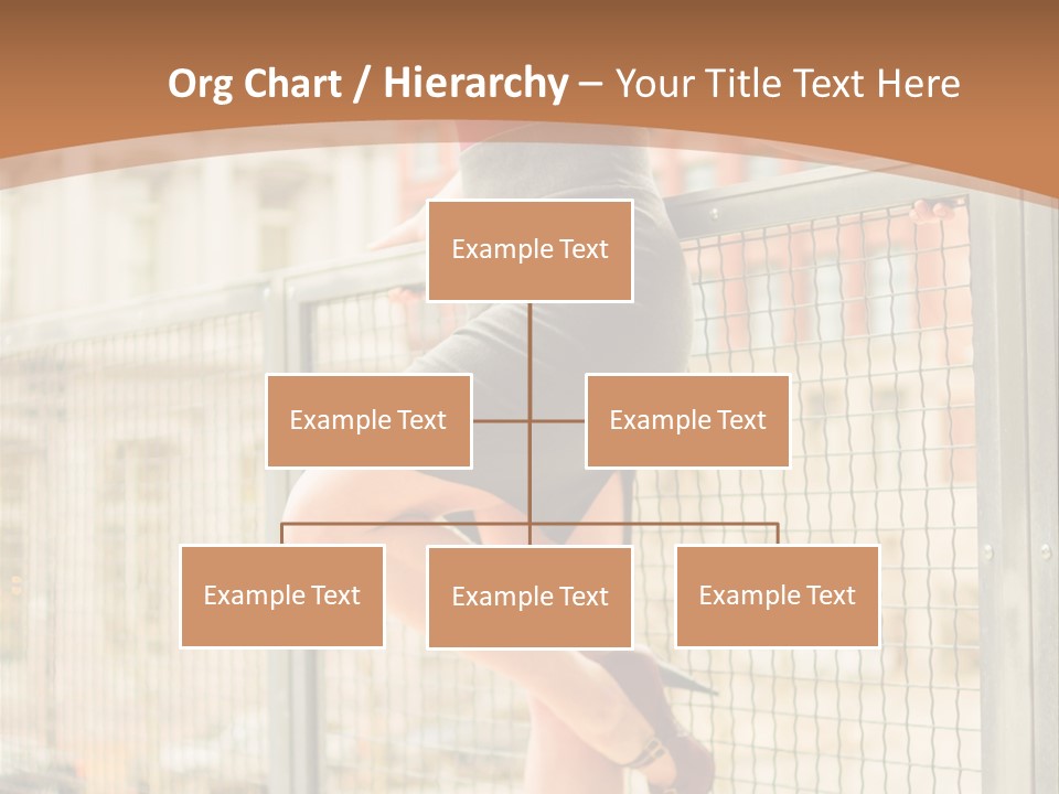 Urban Attractive Skirt PowerPoint Template