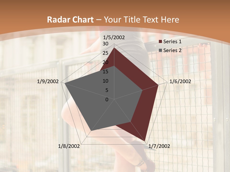 Urban Attractive Skirt PowerPoint Template