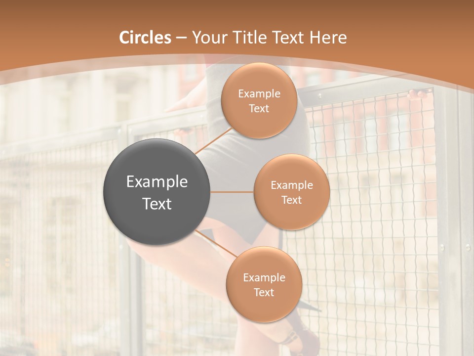 Urban Attractive Skirt PowerPoint Template