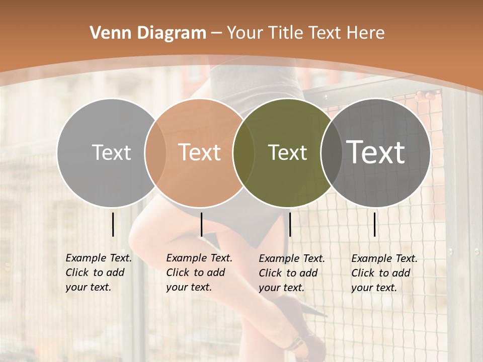 Urban Attractive Skirt PowerPoint Template