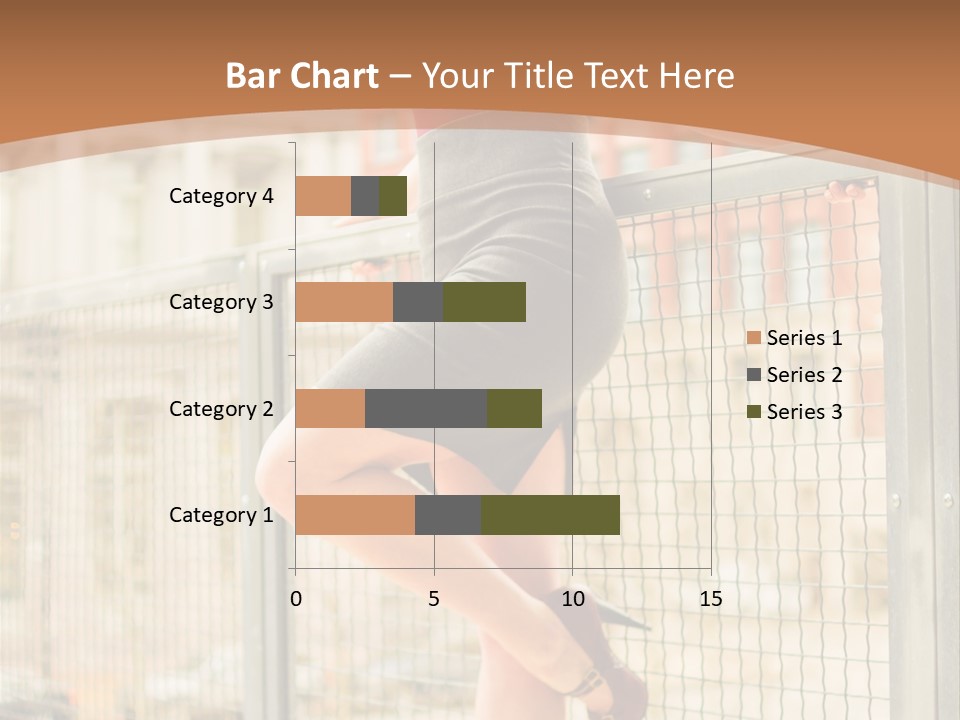 Urban Attractive Skirt PowerPoint Template