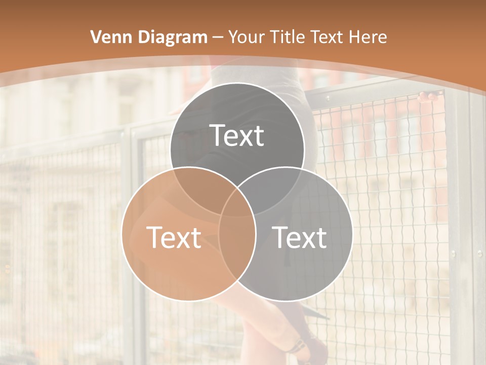 Urban Attractive Skirt PowerPoint Template