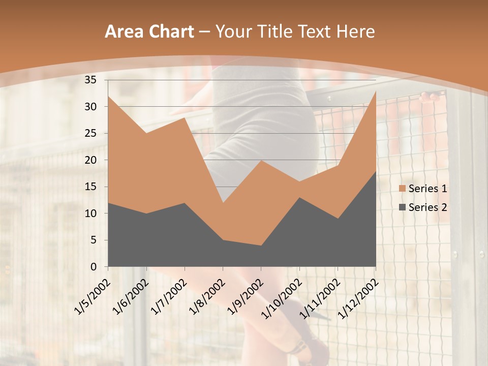 Urban Attractive Skirt PowerPoint Template