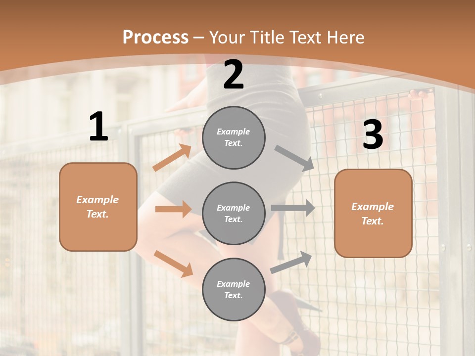 Urban Attractive Skirt PowerPoint Template