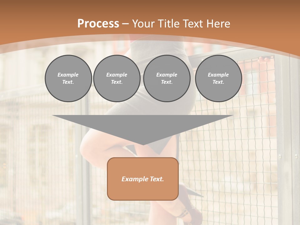 Urban Attractive Skirt PowerPoint Template