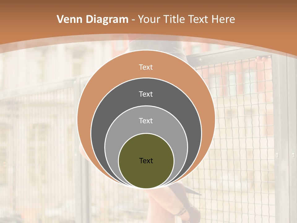 Urban Attractive Skirt PowerPoint Template