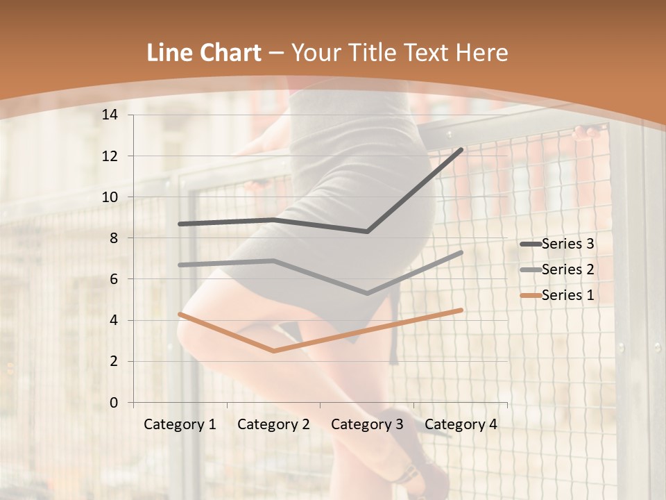 Urban Attractive Skirt PowerPoint Template