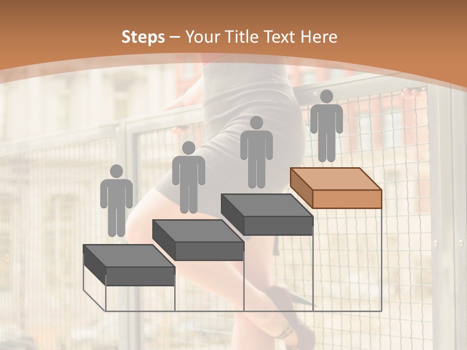 Urban Attractive Skirt PowerPoint Template