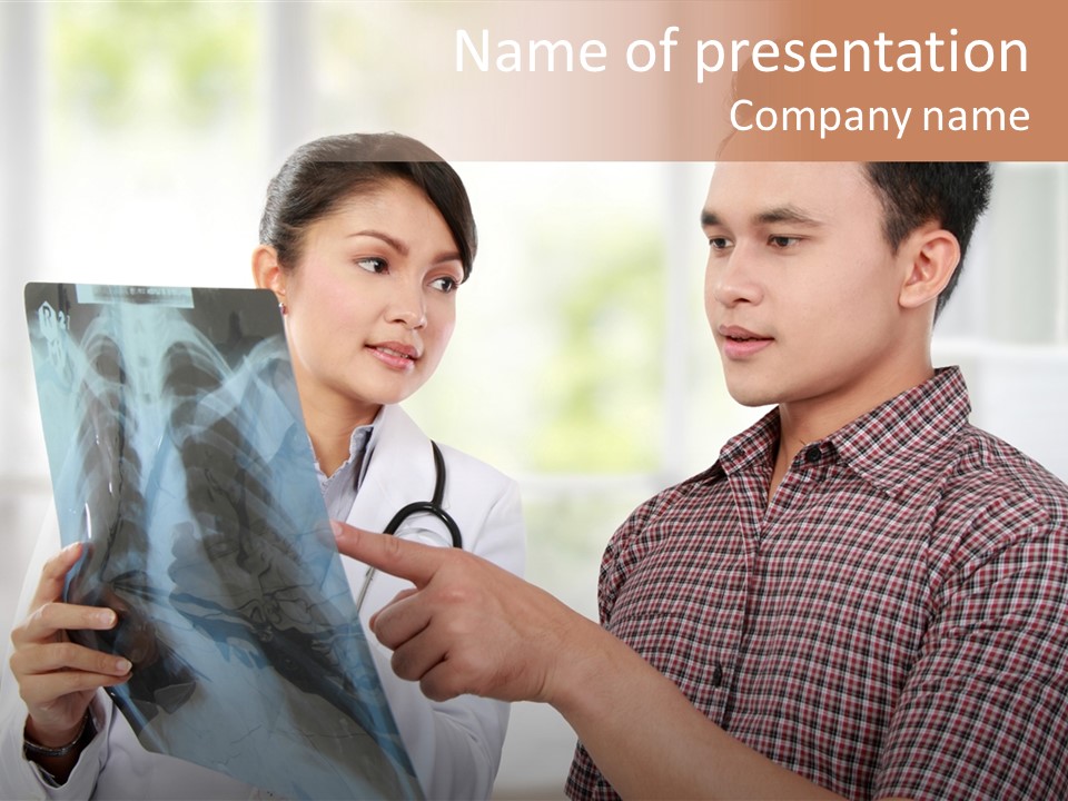 Xray Asian Healthcare PowerPoint Template