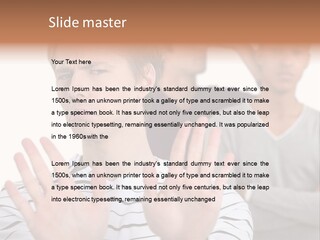 Scandal Problem Communication PowerPoint Template