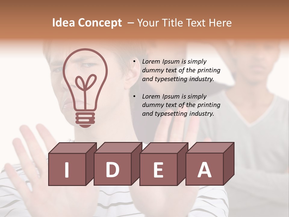 Scandal Problem Communication PowerPoint Template