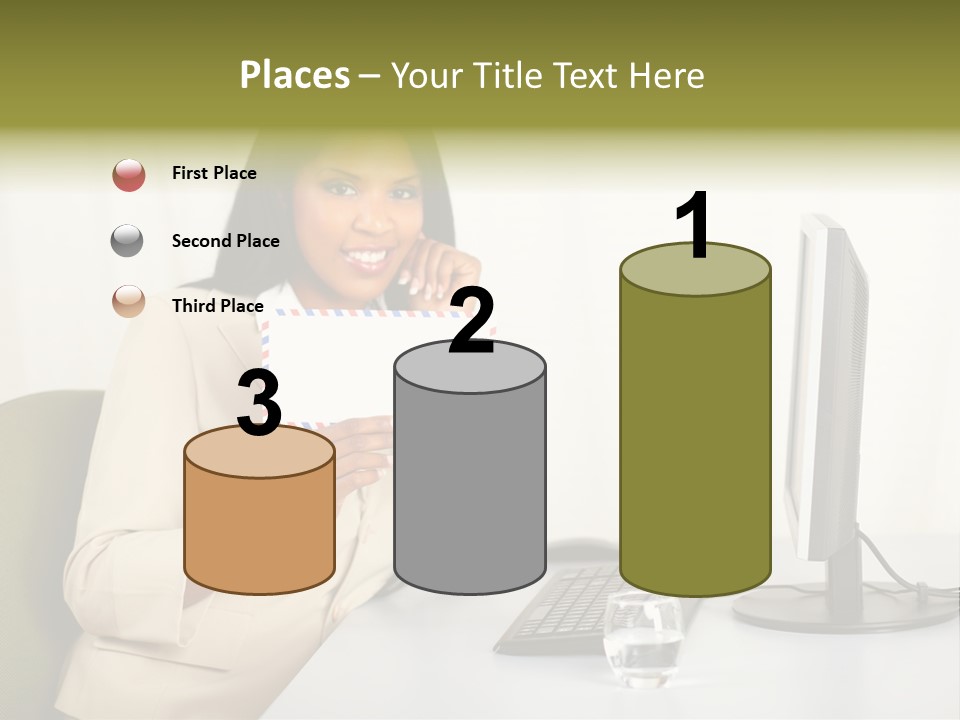 Hand Natural Letter PowerPoint Template