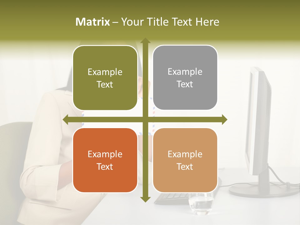 Hand Natural Letter PowerPoint Template