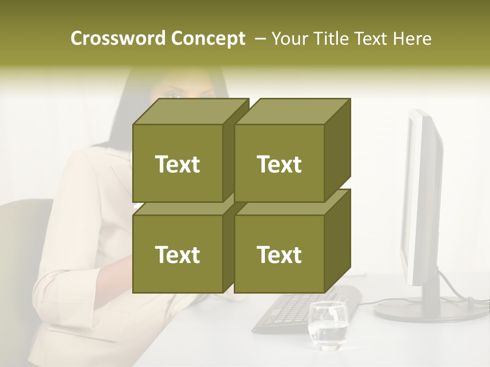 Hand Natural Letter PowerPoint Template