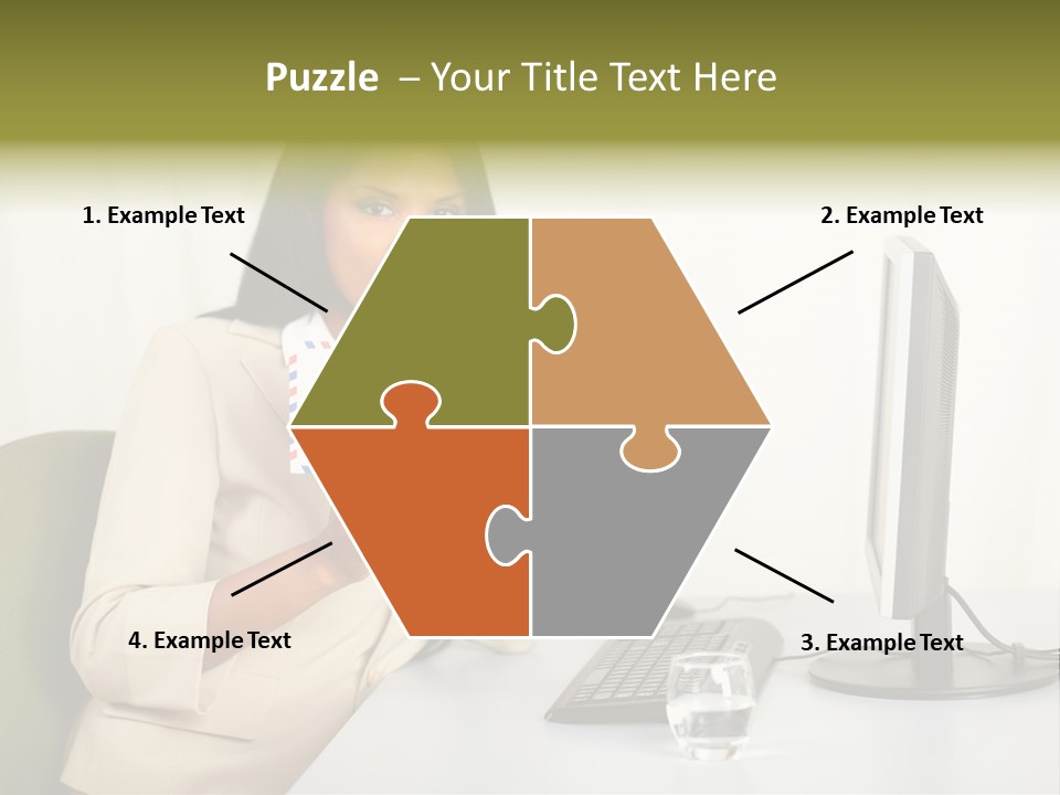 Hand Natural Letter PowerPoint Template