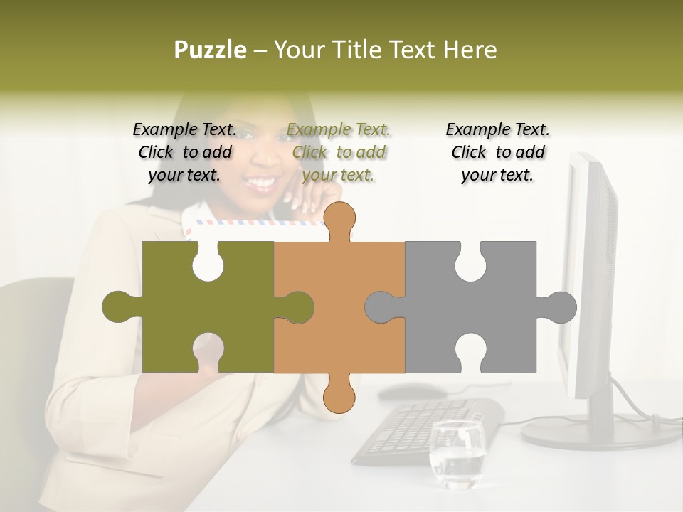 Hand Natural Letter PowerPoint Template