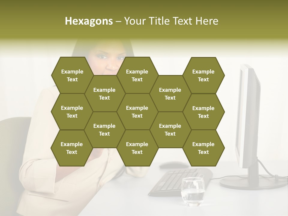 Hand Natural Letter PowerPoint Template