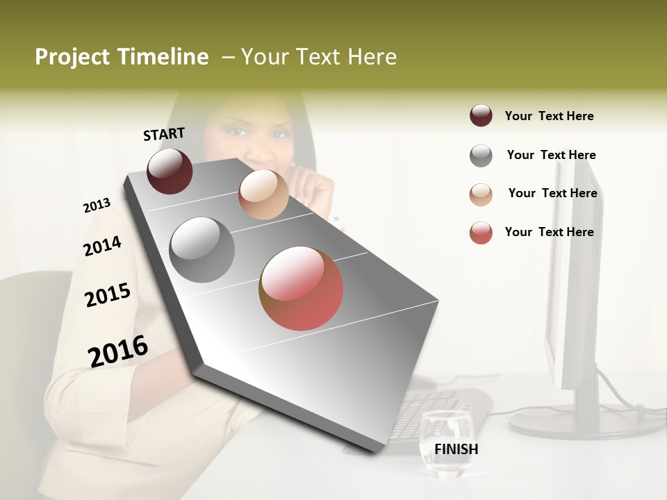Hand Natural Letter PowerPoint Template
