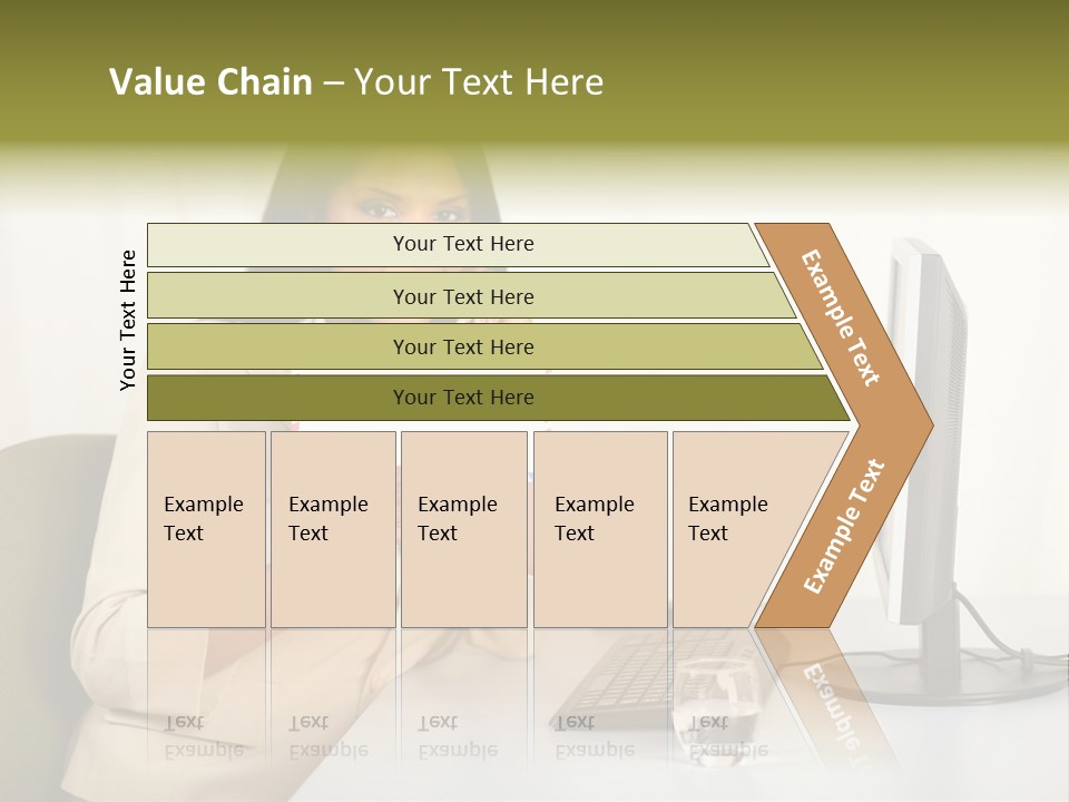 Hand Natural Letter PowerPoint Template