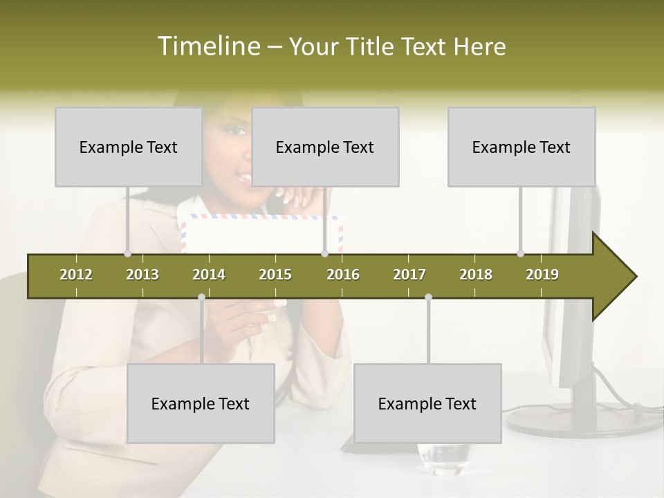 Hand Natural Letter PowerPoint Template