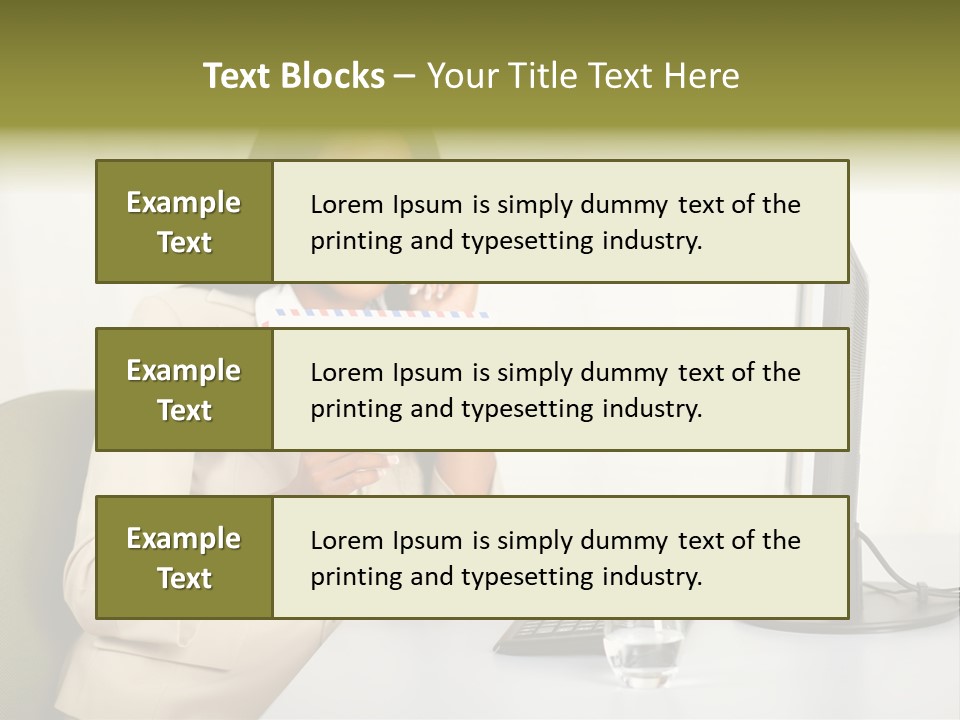Hand Natural Letter PowerPoint Template