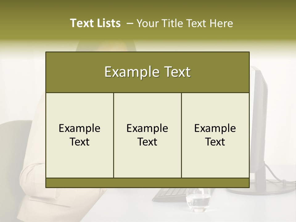 Hand Natural Letter PowerPoint Template