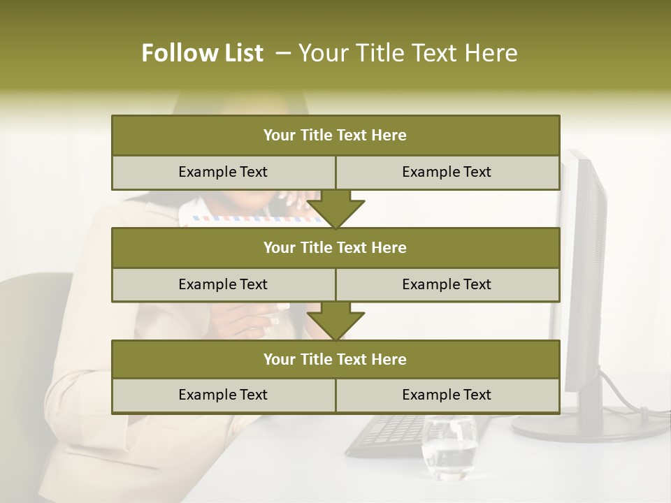 Hand Natural Letter PowerPoint Template
