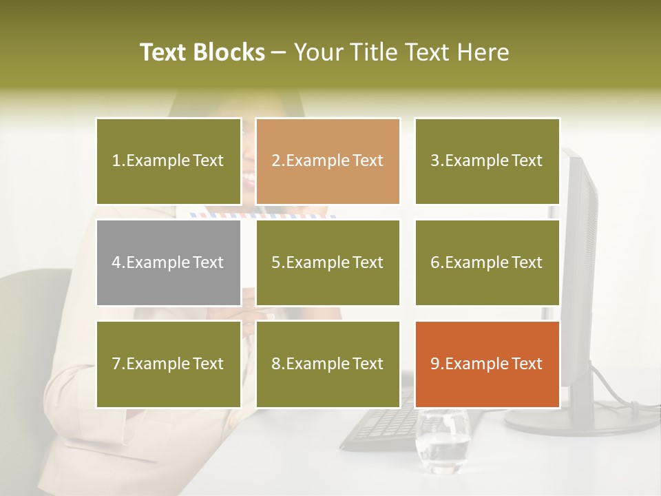 Hand Natural Letter PowerPoint Template