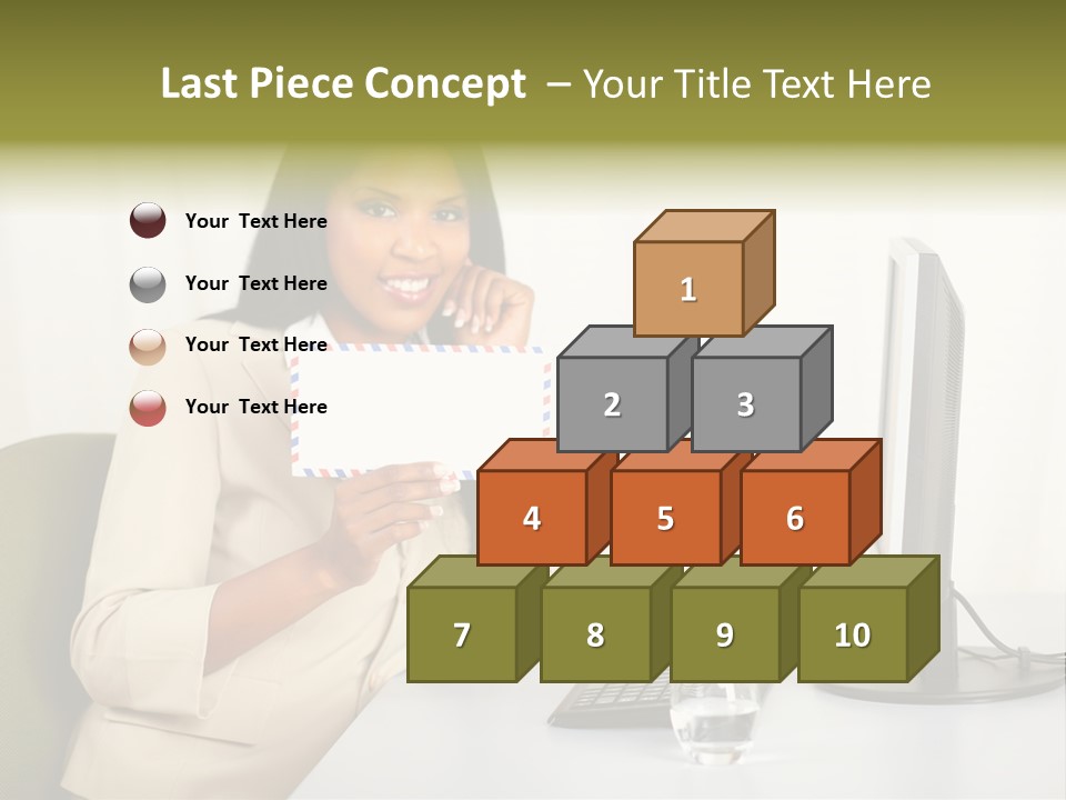 Hand Natural Letter PowerPoint Template