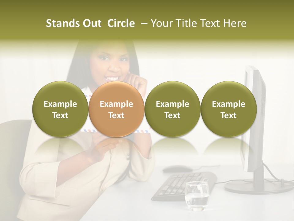 Hand Natural Letter PowerPoint Template