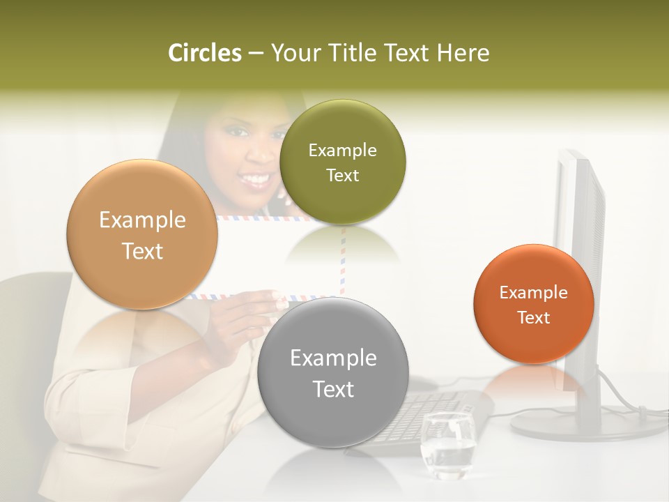 Hand Natural Letter PowerPoint Template