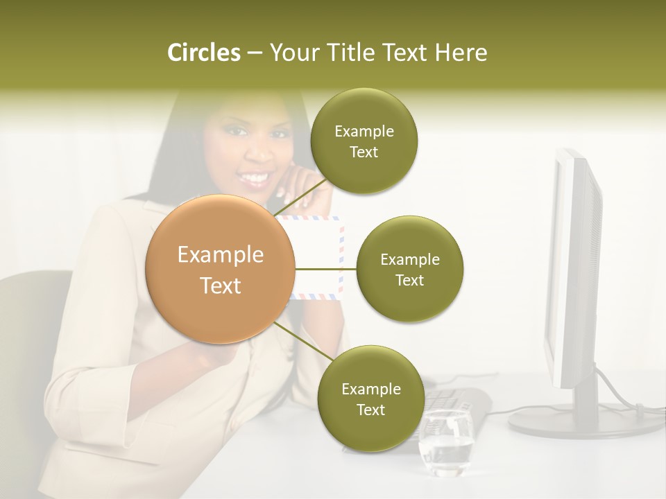 Hand Natural Letter PowerPoint Template