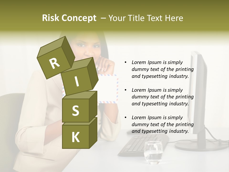 Hand Natural Letter PowerPoint Template