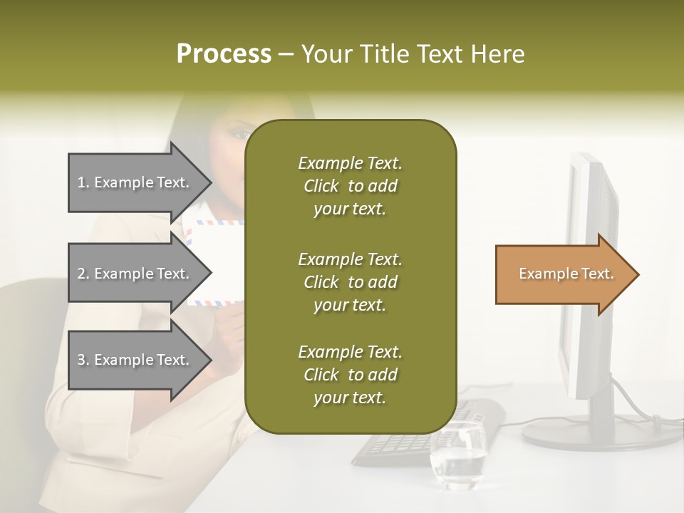 Hand Natural Letter PowerPoint Template