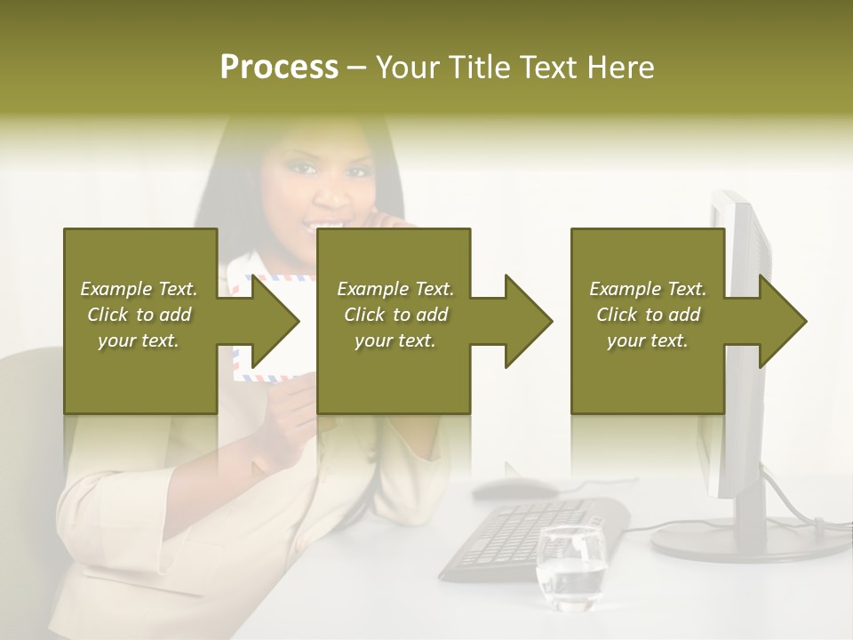 Hand Natural Letter PowerPoint Template