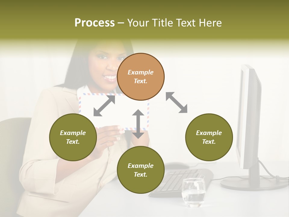 Hand Natural Letter PowerPoint Template