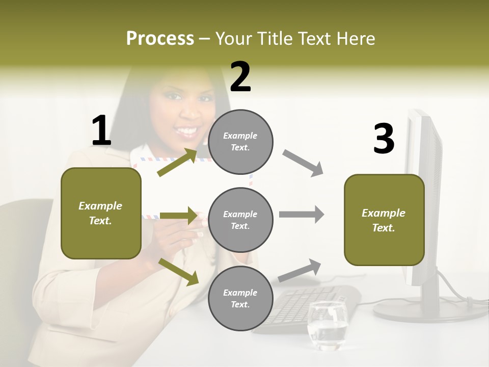 Hand Natural Letter PowerPoint Template