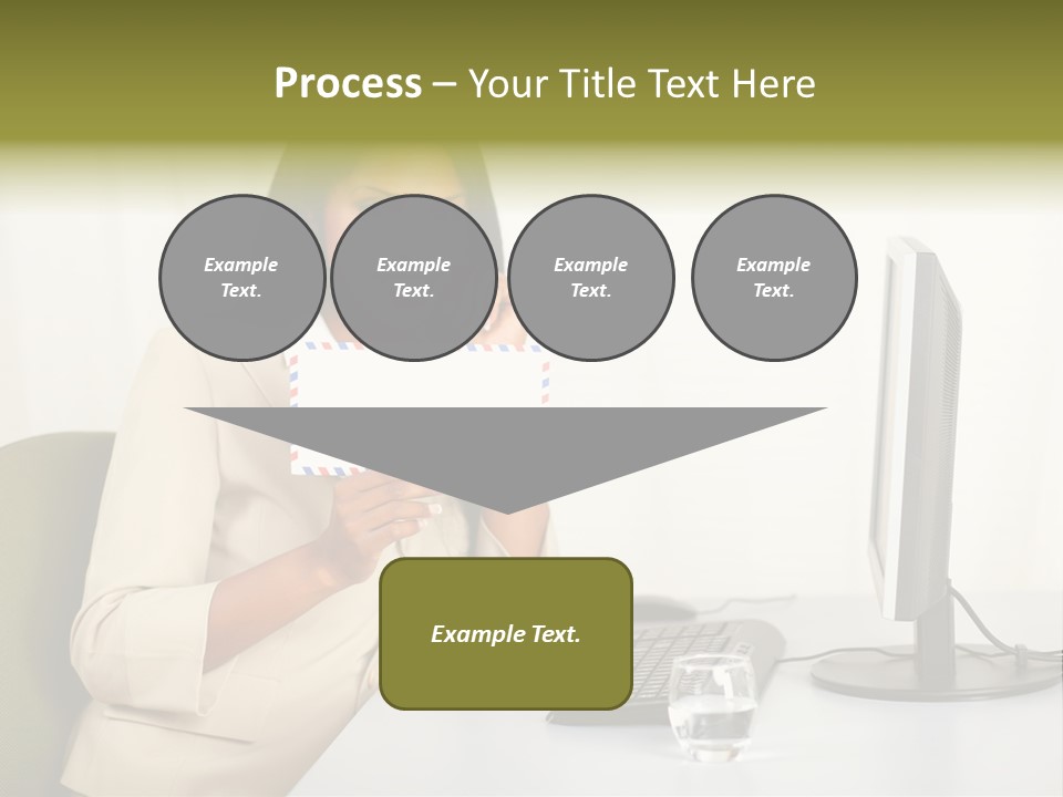 Hand Natural Letter PowerPoint Template